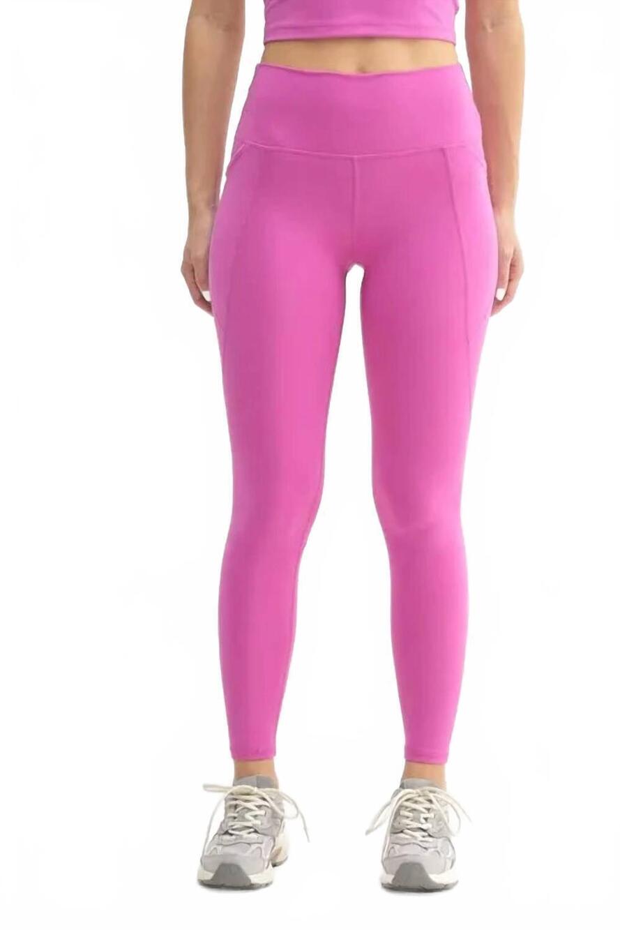 NEW MONO B lycra-blend essential sweetheart back leggings in pink